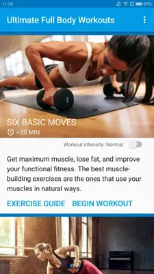 Ultimate Full Body Workouts android App screenshot 0